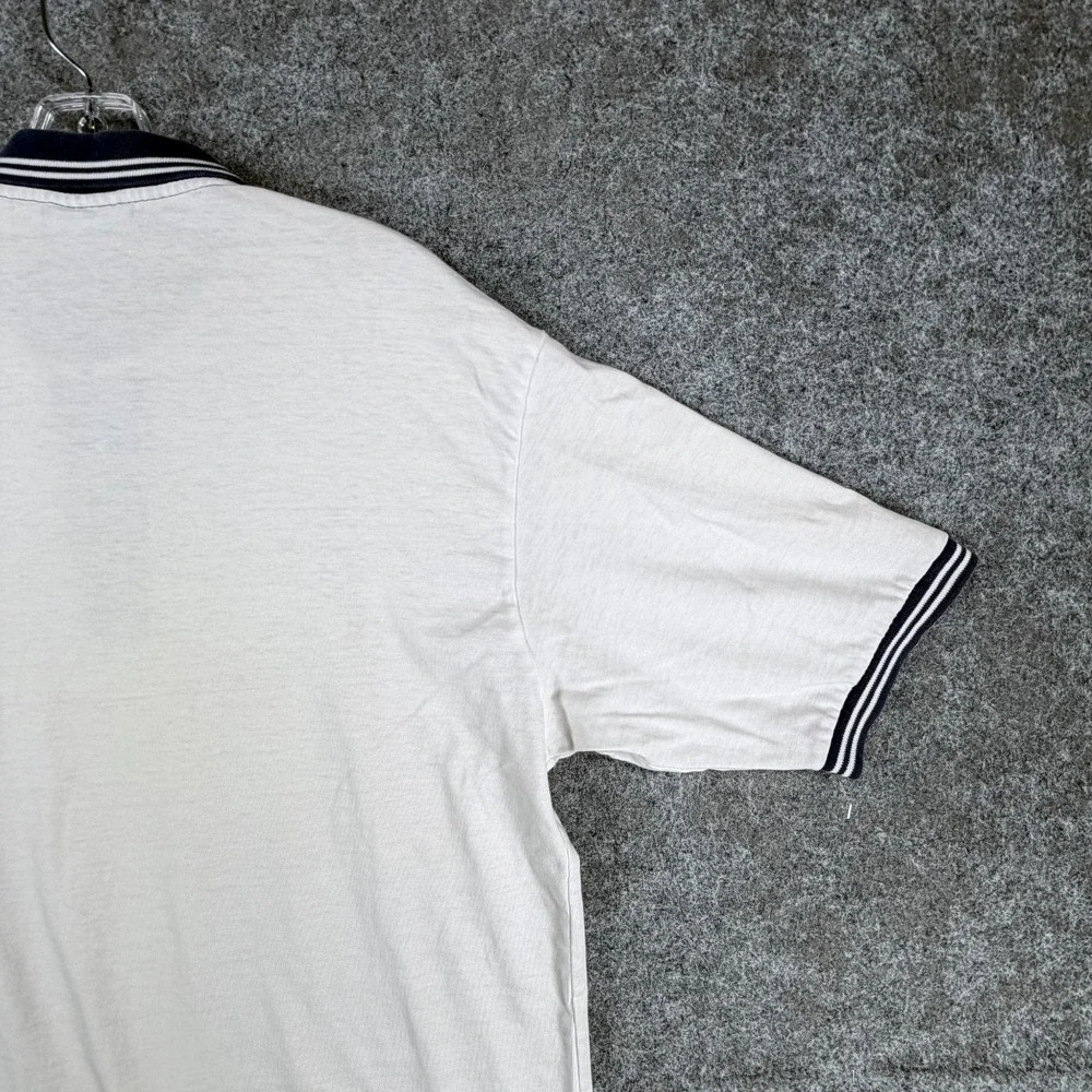 Luna Pier Windows NT 5.0 Polo Shirt Mens XL White Rock‎ Solid Power Resort Wear